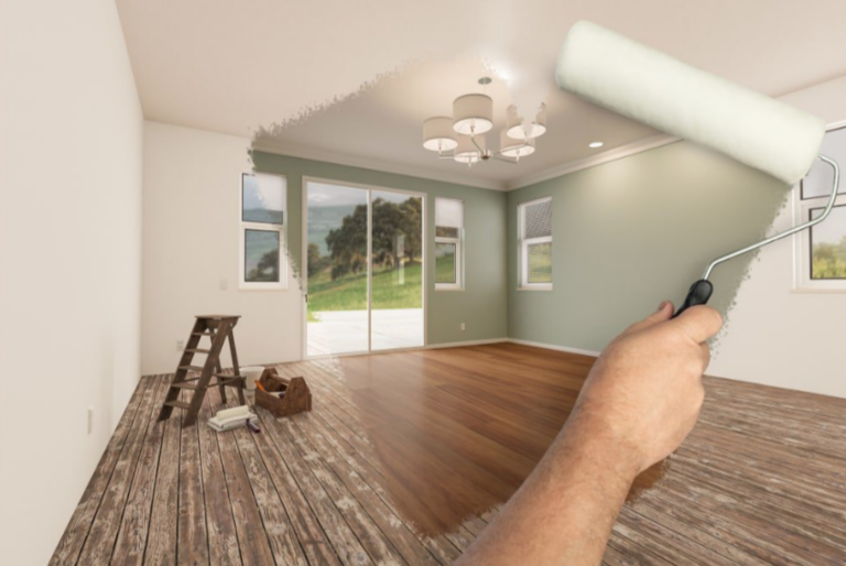 dream home renovation, before and after