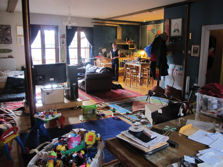 cluttered living room, cluttered, living room, clutter
